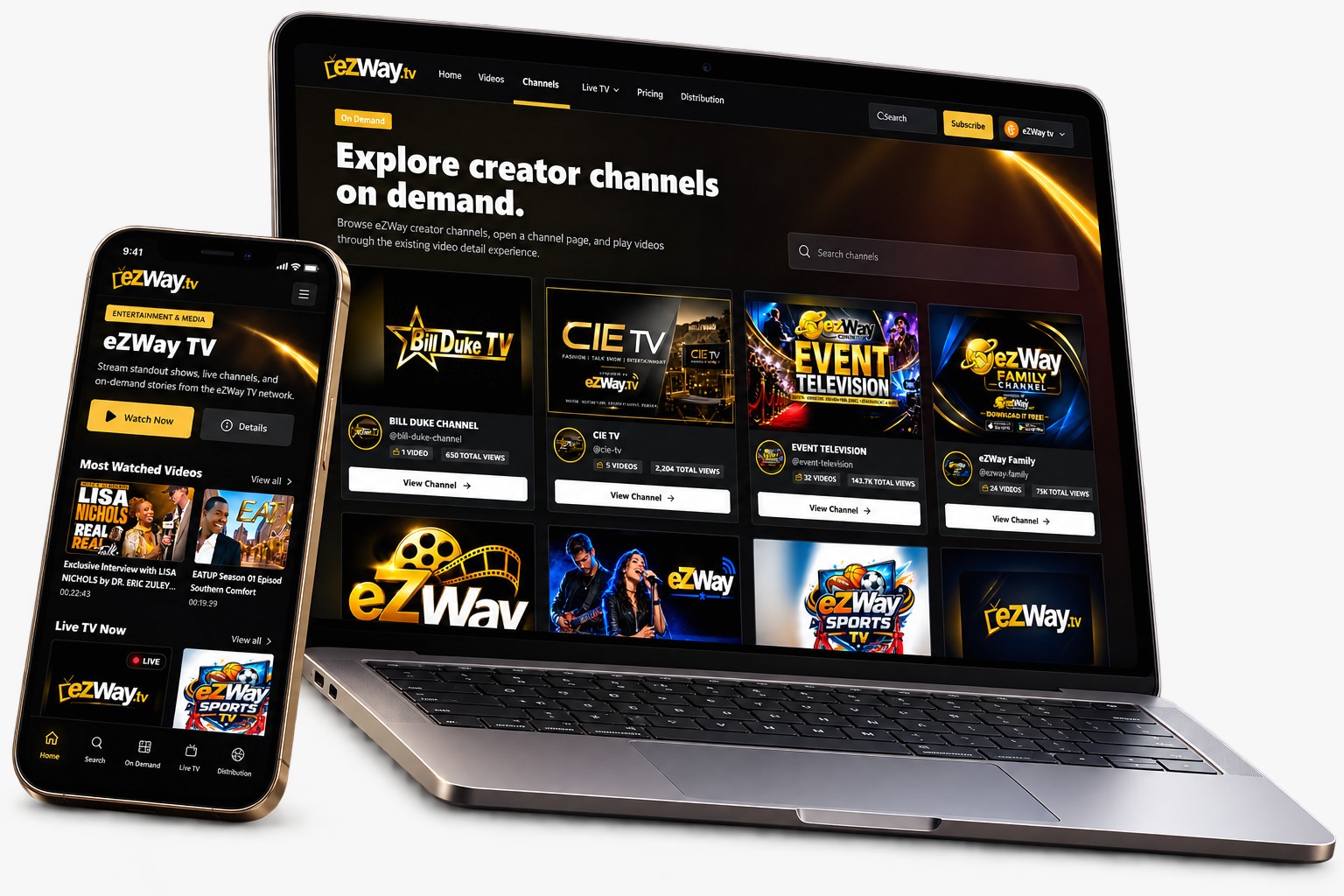 eZWay TV web platform
